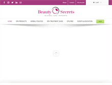 Tablet Screenshot of beautysecretsus.com